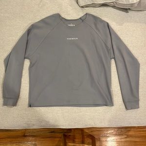 YoungLA men’s small sweatshirt cut open neck